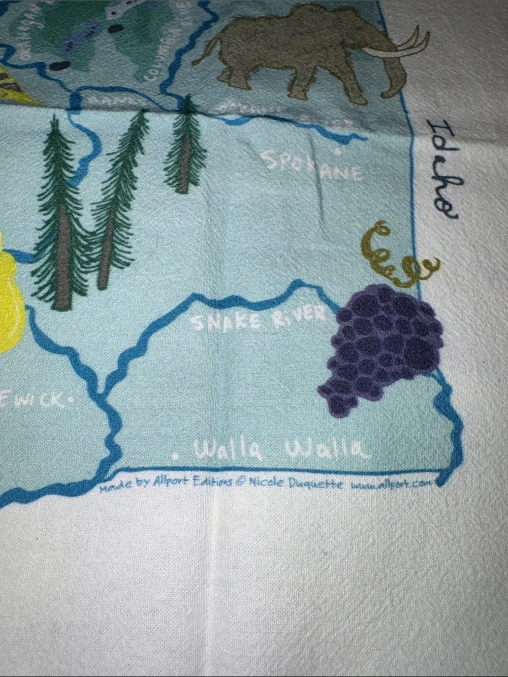 Washington tea towel